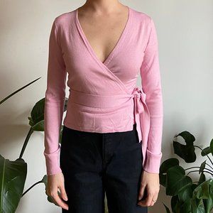 NWT Diane von Furstenberg Ballerina Wrap Sweater S